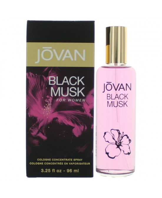 Jovan Black Musk by Coty, 3.25 oz Cologne Concentrate Spray for Women