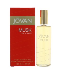 Jovan Musk by Coty, 3.25 oz Cologne Concentrate Spray for Women