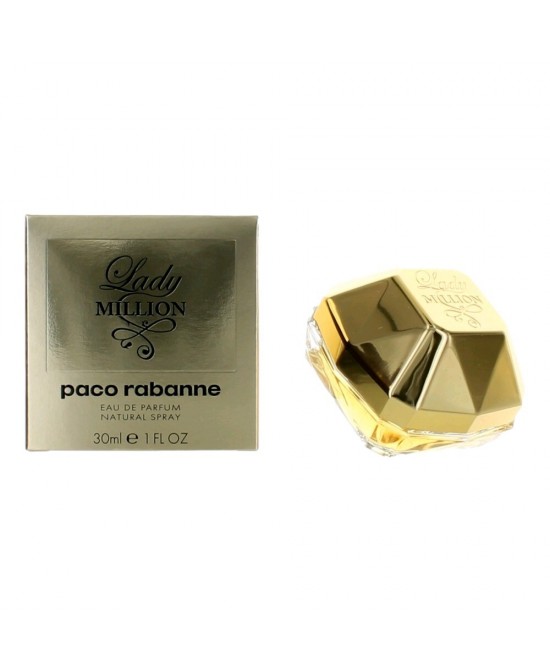 Lady Million by Paco Rabanne, 1 oz Eau de Parfum Spray for Women