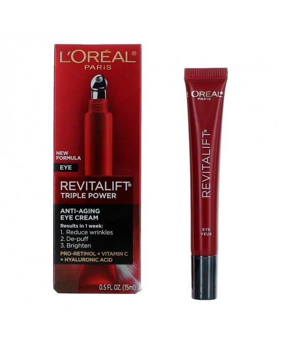 L'Oreal Revitalift Triple Power by L'Oreal, .5 oz Anti-Aging Eye Cream