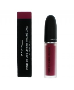 MAC Powder Kiss Liquid Lipcolor by MAC, .17 oz Lipstick - 986 Make It Fashun!