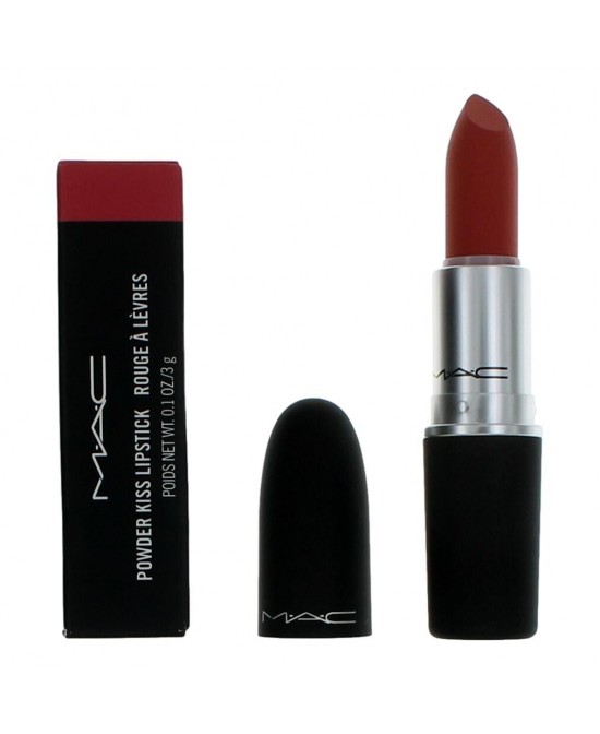 MAC Powder Kiss Lipstick by MAC, .1 oz Lipstick - 928 Sheer Outrage