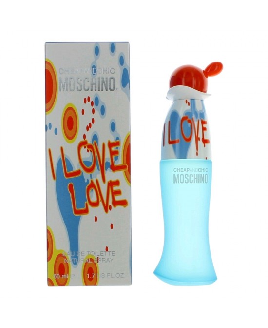 I Love Love Cheap & Chic by Moschino, 1.7 oz Eau De Toilette Spray for Women