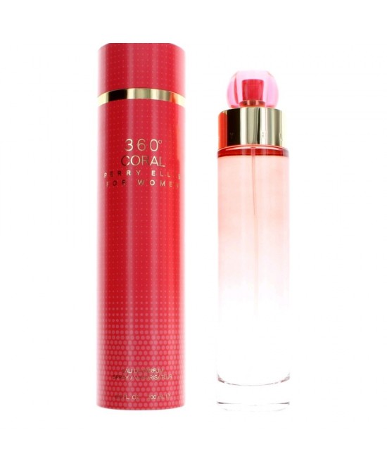 Perry Ellis 360 Coral by Perry Ellis, 6.8 oz Eau De Toilette Spray for Women