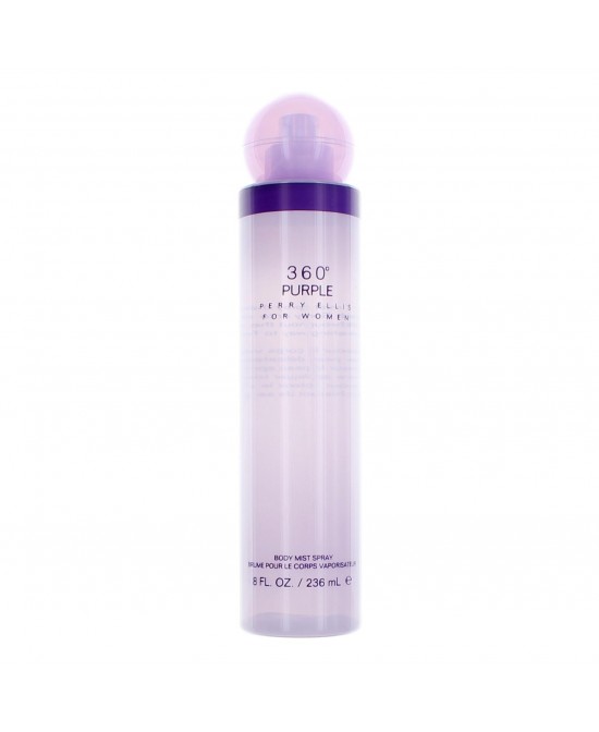 Perry Ellis 360 Purple by Perry Ellis, 8 oz Body Mist Spray for Women