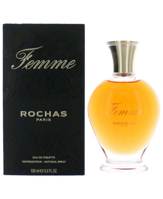 Femme by Rochas, 3.3 oz Eau De Toilette Spray for Women