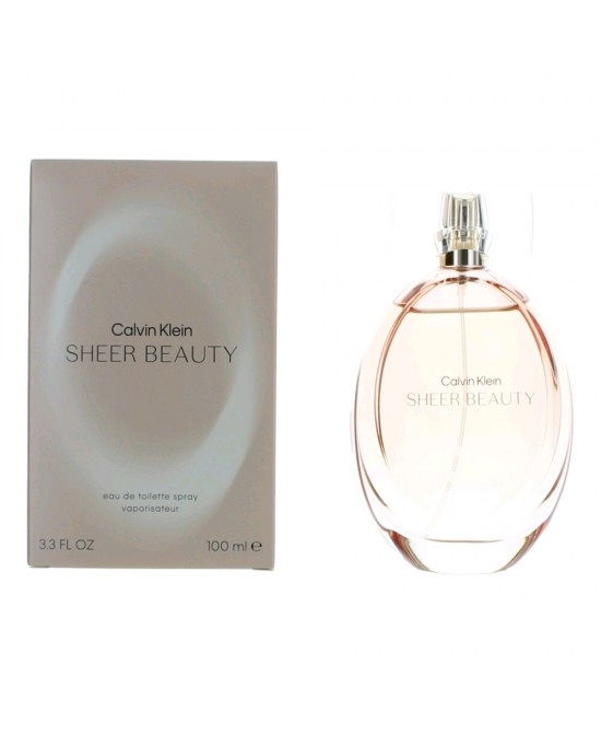 Sheer Beauty by Calvin Klein, 3.4 oz Eau De Toilette Spray for Women