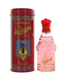 Red Jeans by Versace, 2.5 oz Eau De Toilette Spray for Women