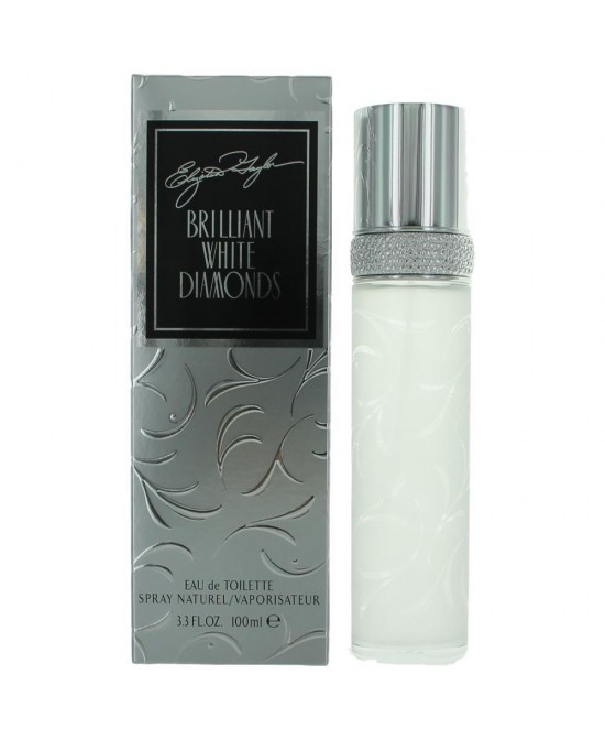 Brilliant White Diamonds by Elizabeth Taylor, 3.4 oz Eau De Toilette Spray for Women