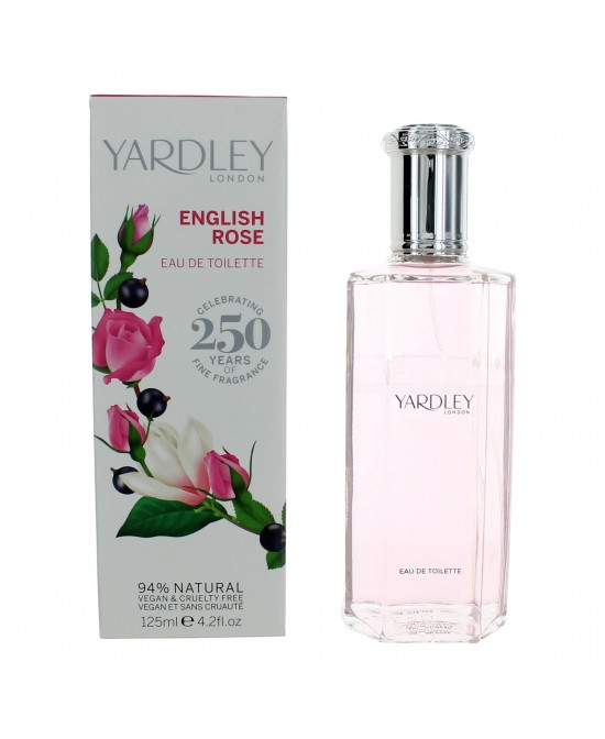 Yardley English Rose by Yardley of London, 4.2 oz Eau De Toilette Spray for Women