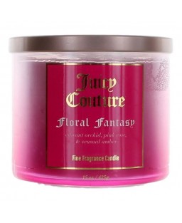 Juicy Couture 14.5 oz Soy Wax Blend 3 Wick Candle - Floral Fantasy