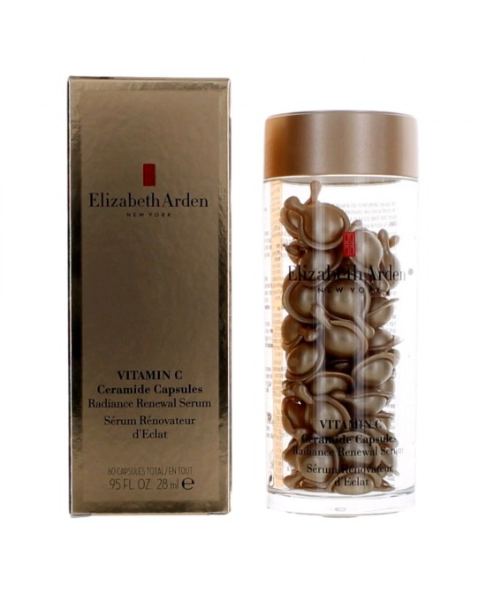 Vitamin C Ceramide Radiance Renewal Serum by Elizabeth Arden, 60 Capsules for Women