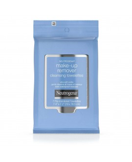 Neutrogena Makeup Remover Wipes & Face Cleansing Towelettes, Travel Pack, 7 Ct