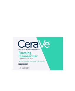 CeraVe Foaming Cleansing Bar, Kaolin Clay - 4.5 oz