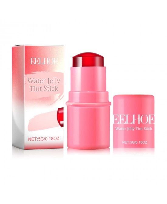 EELHOE Fruit Jelly Blush Lip Gloss Stick Lazy Contouring Even Skin Tone Brightening And Colorful Easy To Apply Lip Gloss Stick