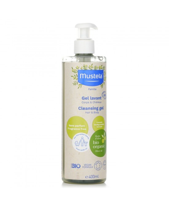 MUSTELA - Bio Organic Cleansing Gel (For Hair & Body) 037956 400ml