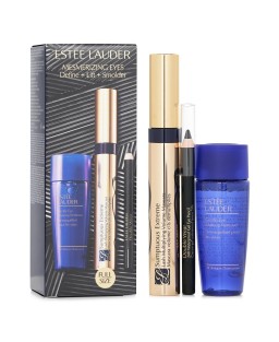 ESTEE LAUDER - Sumptuous Extreme Mascara Set: Extreme Volume Mascara 8ml + Double Wear Eye Penci 8g + Eye Makeup Remover 30ml 622760 3pcs