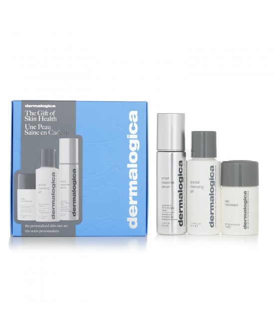 DERMALOGICA - The Personalized Skin Care Set: Special Cleansing Gel 50ml + Daily Microfoliant 13g + Smart Response Serum 30ml 912625 3pcs