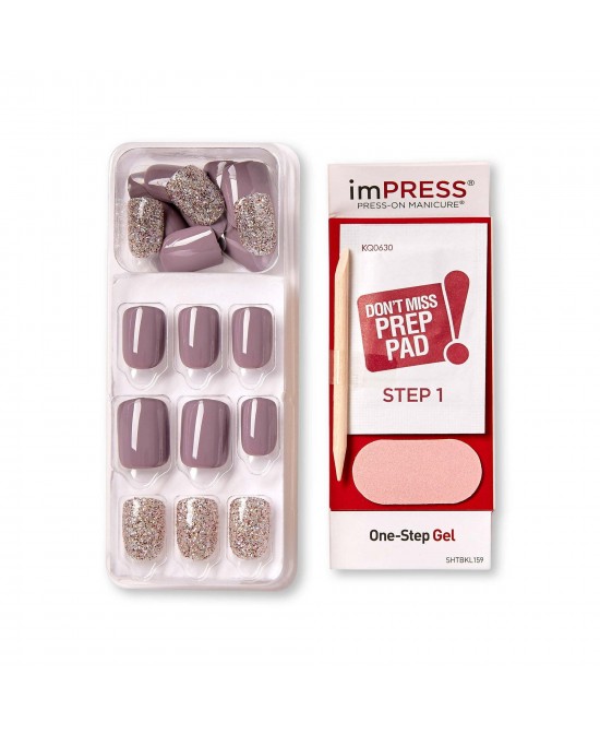 KISS imPRESS Press-on Manicure - Flawless, Short