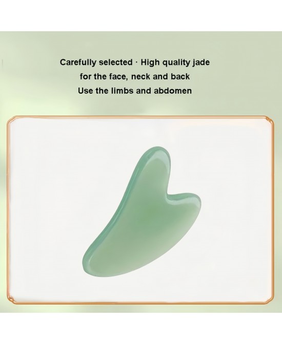 Gua Sha Board 2PCS Massage Stone for Facial Body Skincare Roller Scraping Massager Natural Resin Facial Lifting Scraper Neck Anti Wrinkle Massager Tool