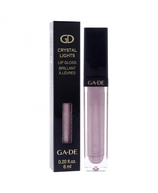 Crystal Lights Lip Gloss - 520 Rose Diamond by GA-DE for Women - 0.2 oz Lip Gloss