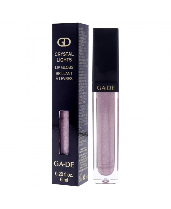 Crystal Lights Lip Gloss - 520 Rose Diamond by GA-DE for Women - 0.2 oz Lip Gloss