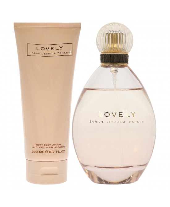 Lovely by Sarah Jessica Parker for Women - 2 Pc Gift Set 3.4oz EDP Spray, 6.7oz Body Lotion