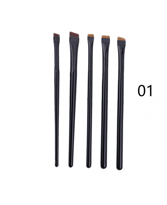 5 Pieces Makeup Brush Set Blade Eyebrow Brush Eyeliner Brush Concealer Brush Mink Hair Nose Shadow Brush Beauty Tools