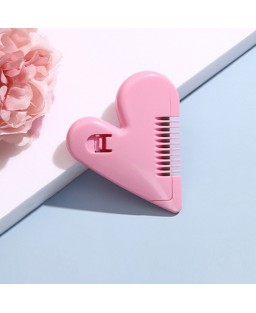 Heart Shape Hair Cutting Trimmer Barber Comb Bangs Hair Remover Home Mini Makeup Tools For Thinning Beauty Hair Cut Accessories