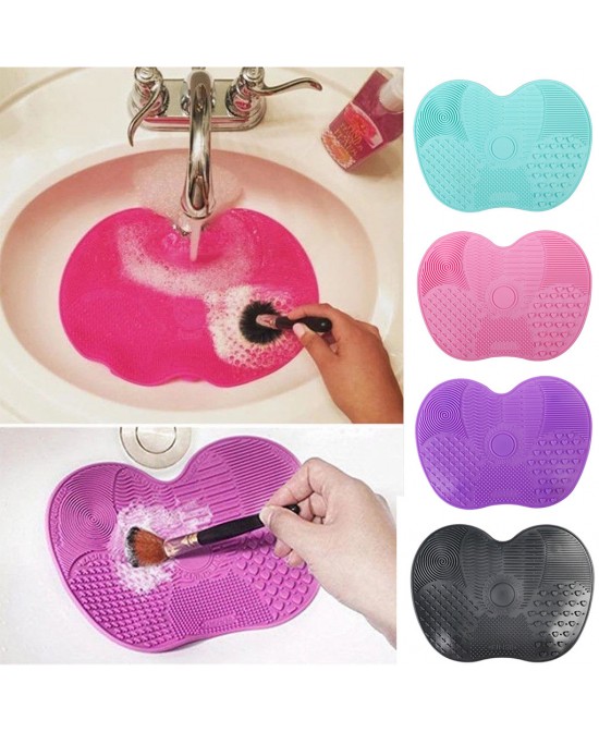 Newest Silicone Brush Cleaner Cosmetic Make Up Washing Brush Gel Cleaning Mat Foundation Makeup Brush Cleaner Pad Scrubbe Board