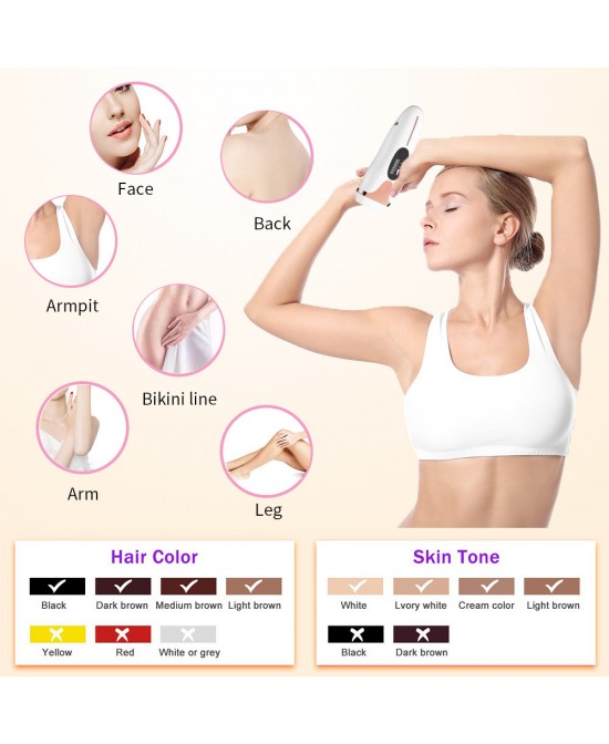 Beauty Supplier Professional Handheld Custom Logo Laser IPL Hair Removal