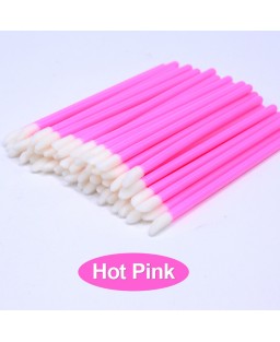 50pcs Diposable Lip Brush Makeup Mascara Wands Lipstick Micro Brushes Applicators Cleaner