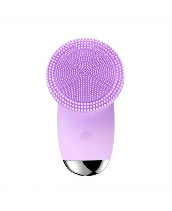 CONESN Electric Facial Cleansing Brush,Silicone Facial Cleansing Brush, Electric Silicone Face Brush, Sonic Facial Cleansing Brush For Makeup Remover