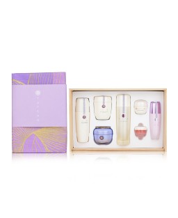 TATCHA - Special Edition Luxury Kiri Set: The Camellia Cleansing Oil, The Rice Polish, The Essence, The Dewy Skin Cream, The Silk Peon 5pcs