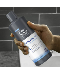 Dove Men+Care Advanced Care Liquid Body Wash Body Replenish Cleanser for Rough Skin 18 fl oz.