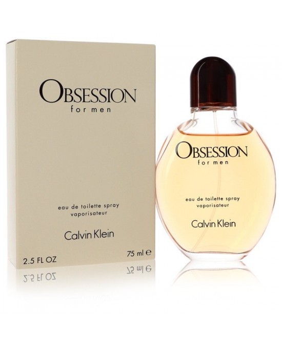 Obsession by Calvin Klein Eau De Toilette Spray 2.5 oz (Men)