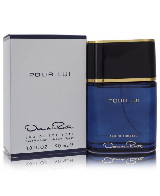 Oscar Pour Lui by Oscar de la Renta Eau De Toilette Spray 3 oz (Men)