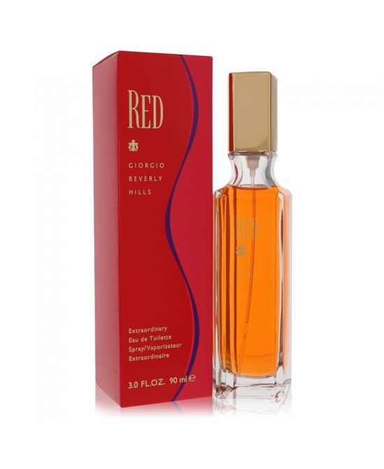 Red by Giorgio Beverly Hills Eau De Toilette Spray 3 oz (Women)