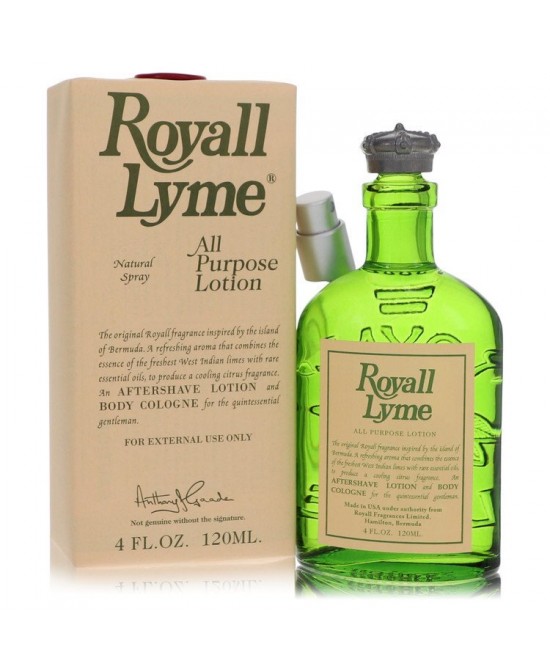 Royall Lyme by Royall Fragrances All Purpose Lotion / Cologne 4 oz (Men)