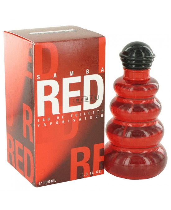 Samba Red by Perfumers Workshop Eau De Toilette Spray 3.4 oz (Women)