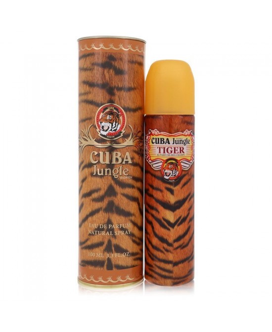 Cuba Jungle Tiger by Fragluxe Eau De Parfum Spray 3.4 oz (Women)