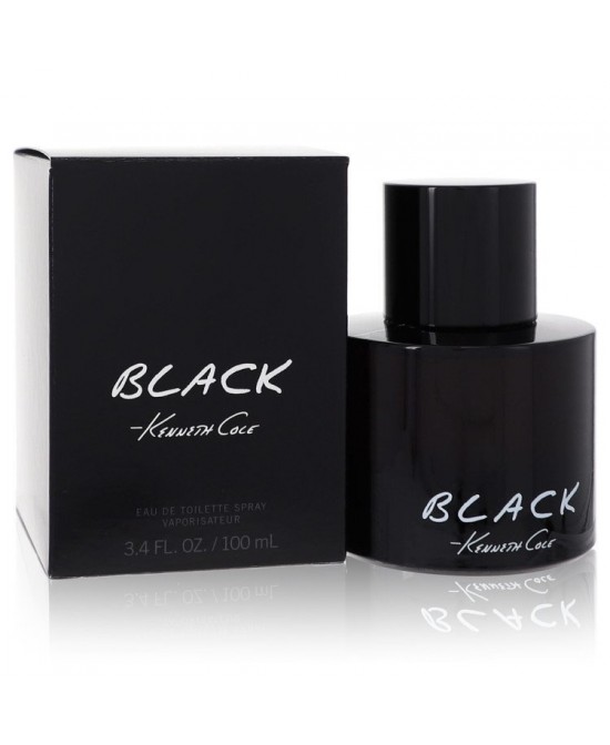 Kenneth Cole Black by Kenneth Cole Eau De Toilette Spray 3.4 oz (Men)