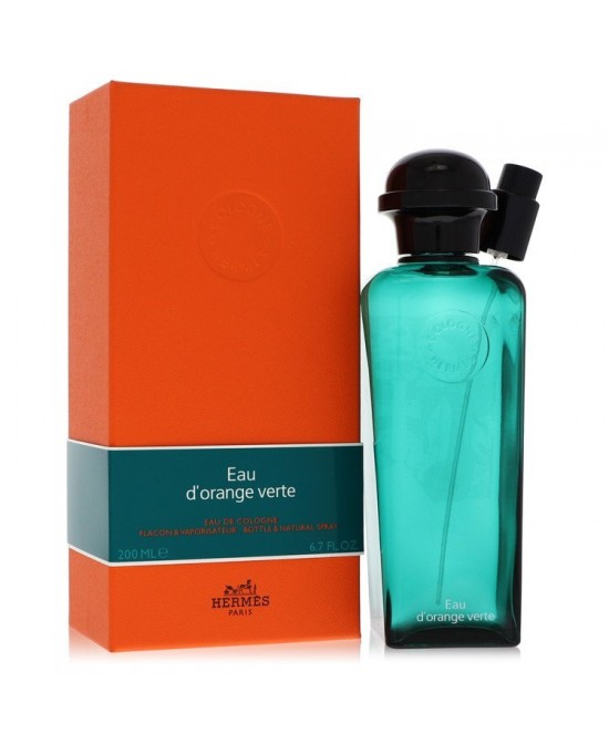 Eau D'Orange Verte by Hermes Eau De Cologne Spray (Unisex) 6.7 oz (Men)