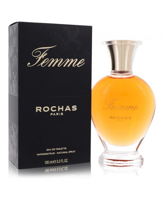 Femme Rochas by Rochas Eau De Toilette Spray 3.4 oz (Women)