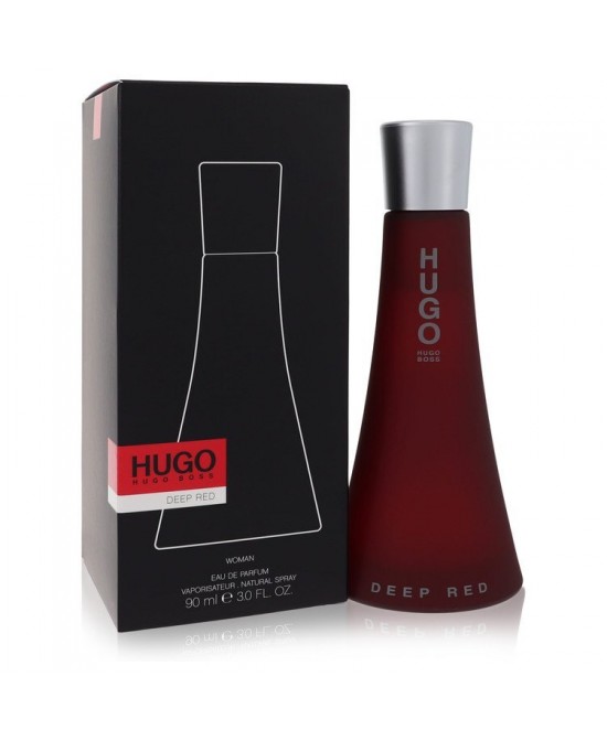 hugo DEEP RED by Hugo Boss Eau De Parfum Spray 3 oz (Women)