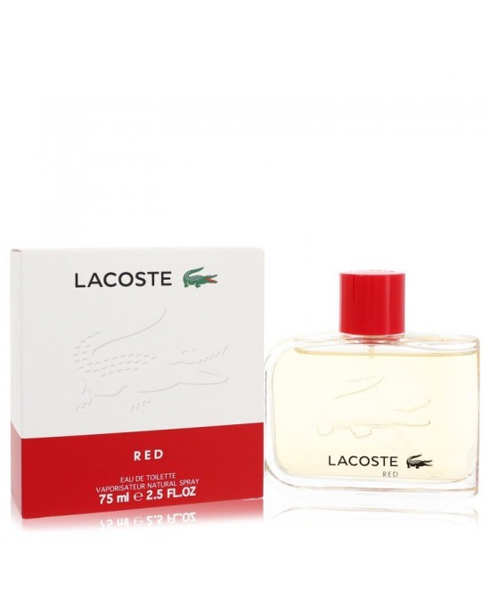 Lacoste Red Style In Play by Lacoste Eau De Toilette Spray (New Packaging) 2.5 oz (Men)