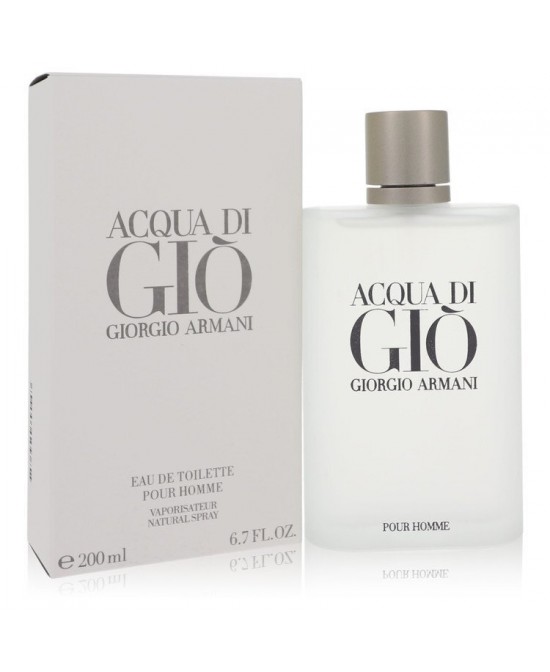 Acqua Di Gio by Giorgio Armani Eau De Toilette Spray 6.7 oz (Men)