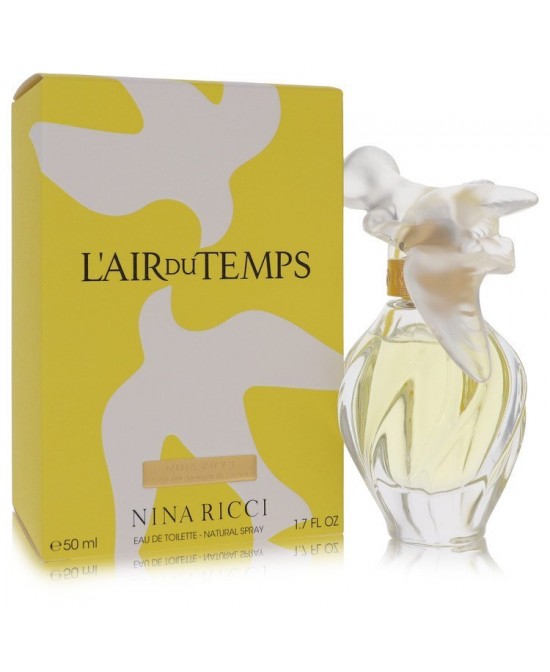 L'Air Du Temps by Nina Ricci Eau De Toilette Spray With Bird Cap 1.7 oz (Women)