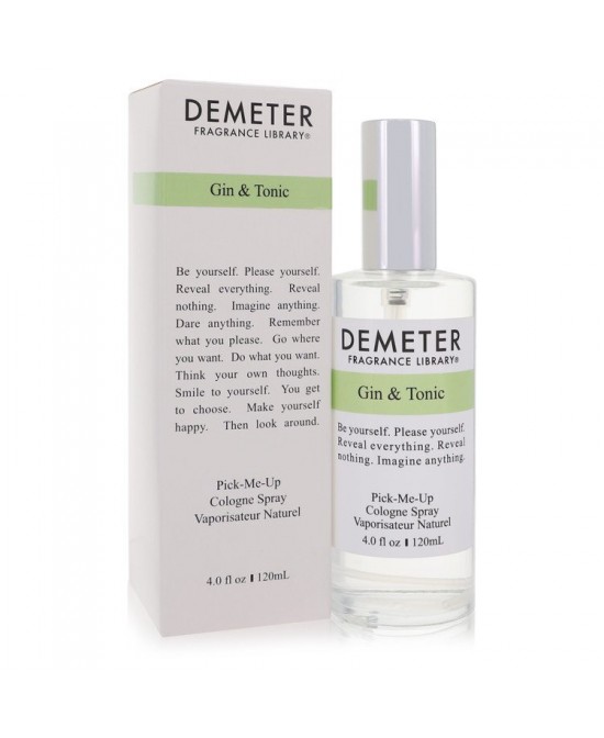 Demeter Gin & Tonic by Demeter Cologne Spray 4 oz (Men)