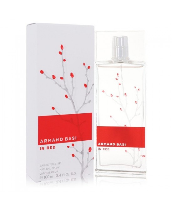 Armand Basi in Red by Armand Basi Eau De Toilette Spray 3.4 oz (Women)